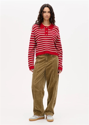 Cori polo strik Crimson Red Stripe Baum Und Pferdgarten 